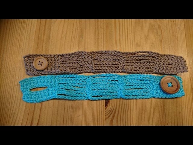 Crochet Gifts - Siem's Easy Bracelet - Tutorial - English
