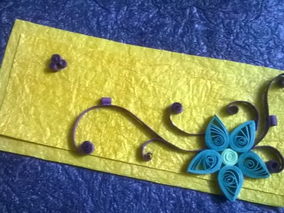 Greeting Card with Quilling Technique