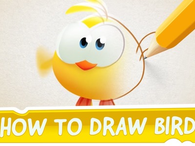 How to Draw Bird from Cut the Rope: Magic