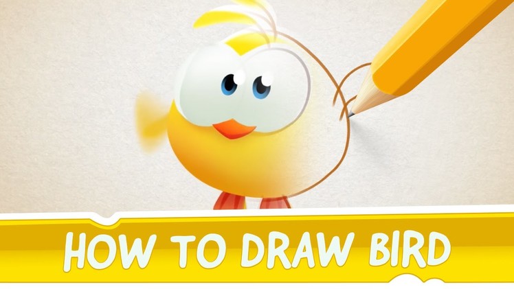 How to Draw Bird from Cut the Rope: Magic