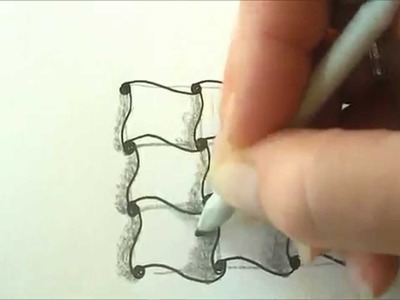 How to draw tanglepattern Cadent