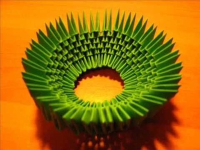 How to make 3D origami svan