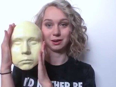 How to make a face cast on yourself
