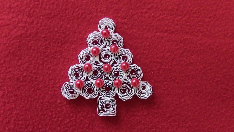 How to Make Quilling Christmas Tree Ornament