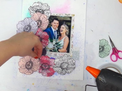 Mixed Media Monday Process Video ~ Adore You + + + INKIE QUILL