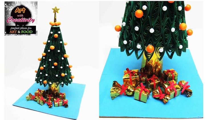 Paper Quilling Christmas Tree | Merry Christmas | Art with Creativity