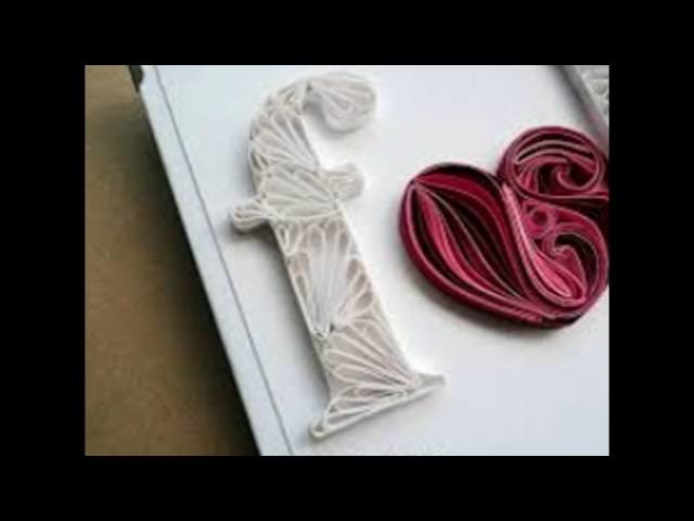 Paper Quilling || Latter " F" - 2016 ||