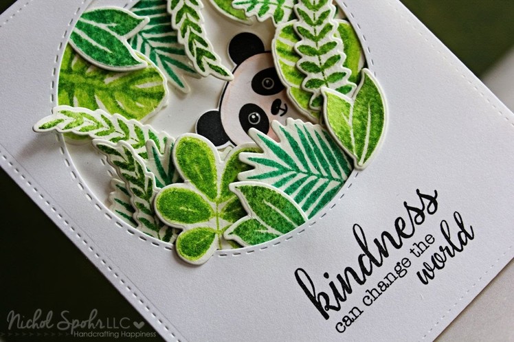 Peek A Boo Panda Kindness Card