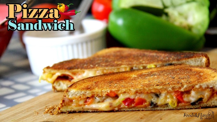 Pizza Sandwich Recipe | Easy Sandwich Recipes | Quick Breakfast Recipes \ kids Tiffin box ideas