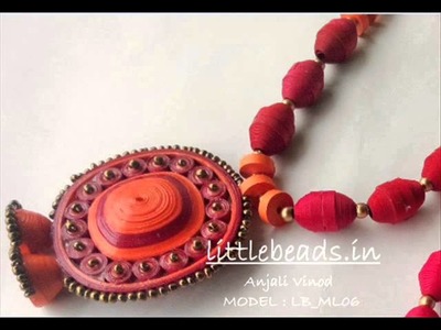 Quilled Necklace sets ideas