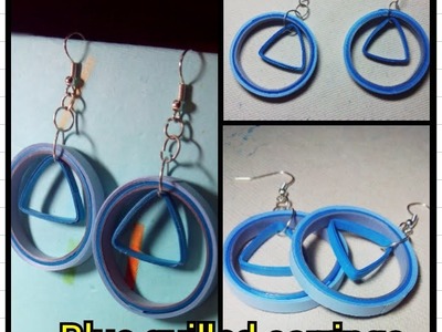 QUILLING EARRING USING BORDER BUDDY TOOL.