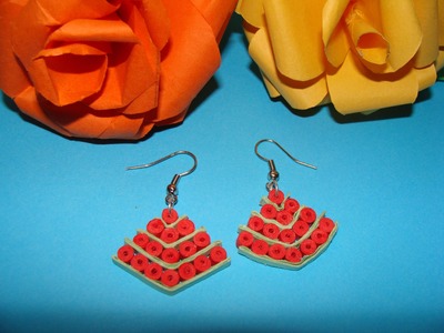 Quilling earrings-new design