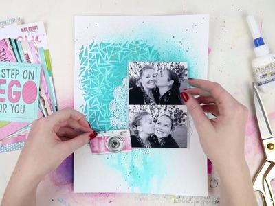 Scrapbooking Proces Video ~ Hello Lover ~ Flutterby Mad About You Collection + + + INKIE QUILL