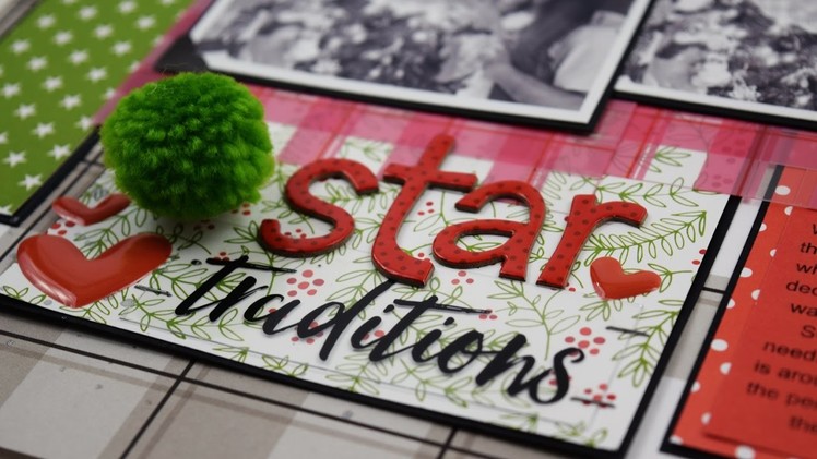 Scrapbooking Process Video Star Traditions by Becki Adams