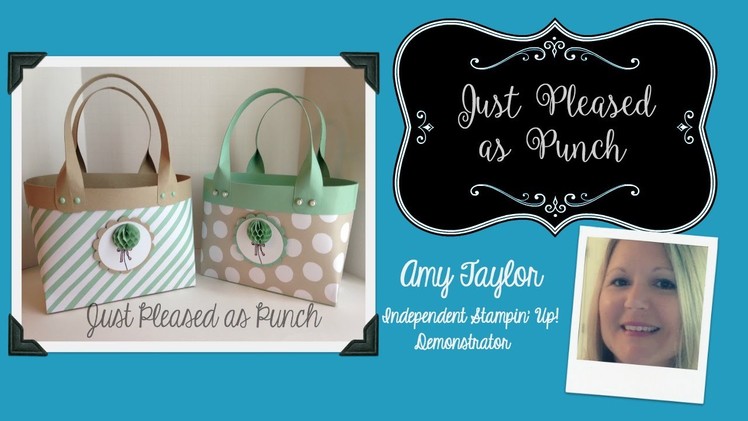 Stampin' Up! Tote Bag with It's My Party & Honeycomb Happiness