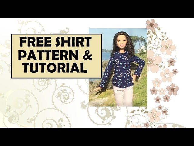 Tall Barbie Free Shirt Pattern and Tutorial