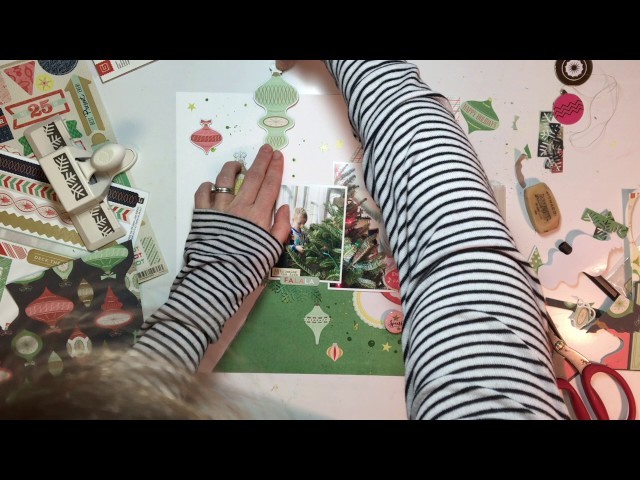 'Tis the Season Day 4- Scrapbooking Process #50- "Ornament Time"