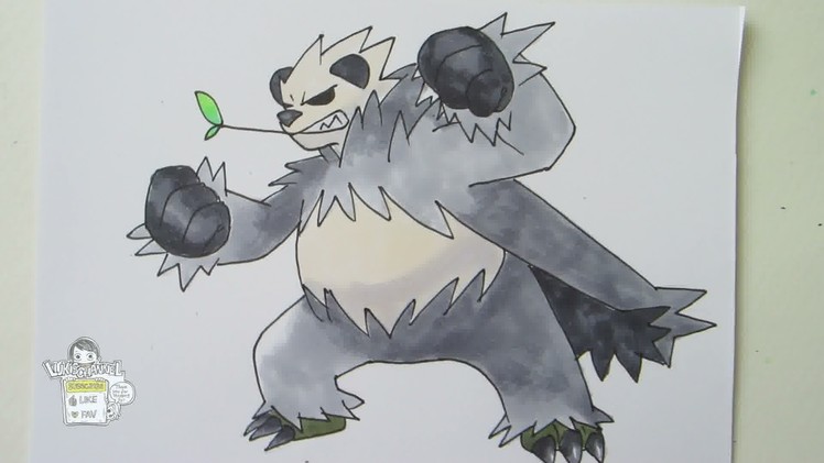 [Tutorial] How to draw Pangoro from the Pokemon X and Y
