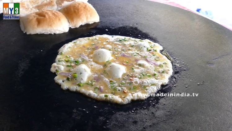 Cholesterol Free Street food | Egg Omelette Recipe | How To Make Egg Omelette