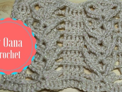 Crochet shell braid stitch-by Oana