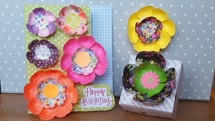 Dekoblume aus Papier basteln.How to make a beautiful paper flowe