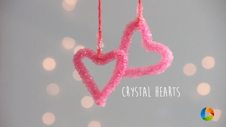 DIY: Crystal Hearts