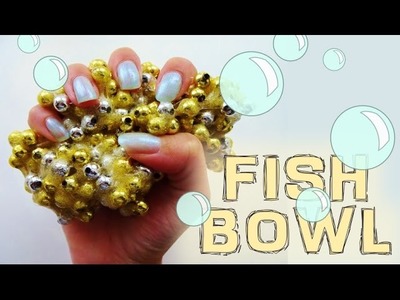 DIY Fishbowl Slime Super Crunchy Alternative using Plastic Beads