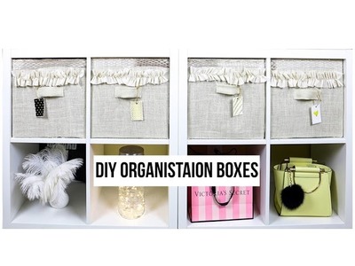 DIY Ikea Kallax Storage boxes | FashionMoksha