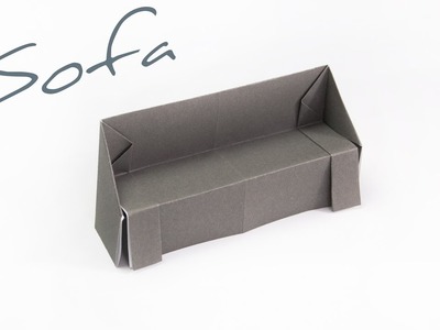 DIY Origami | How to make a paper sofa