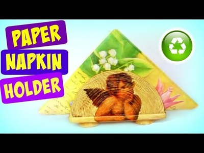 DIY Paper napkin holder. Servilletero de papel