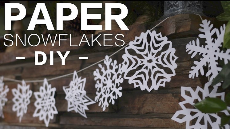 DIY Paper Snowflakes. Garden Answer