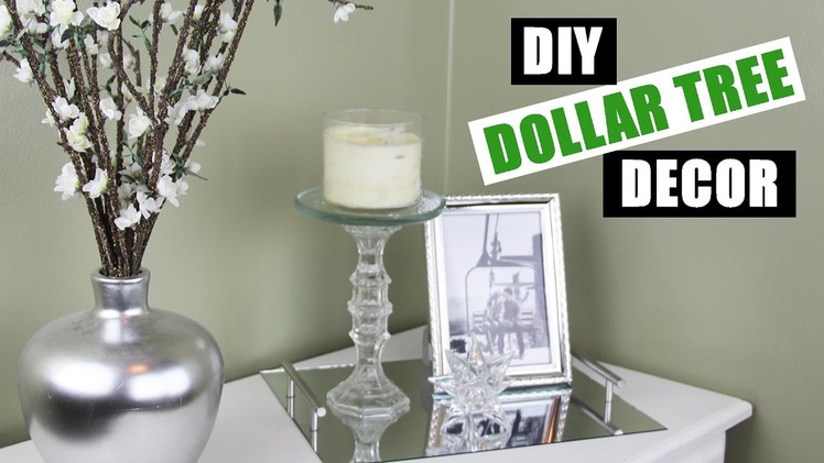 Dollar Store DIY Room Decor | Dollar Tree DIY Candle Holder | Dollar Store DIY Candle Stand