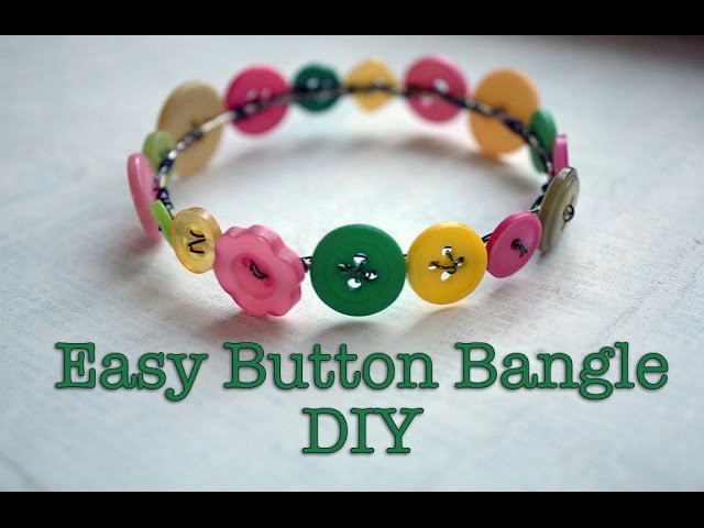 Easy Button Bangle DIY
