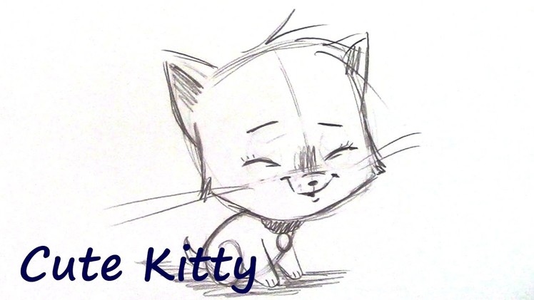 How to Draw a Cute Kitten (Step By Step)