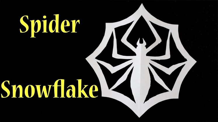 How To Make A Spider Snowflake From Nightmare Before Christmas!