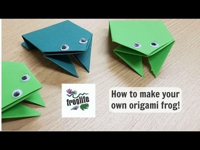 How to make an Origami Frog with Froglife