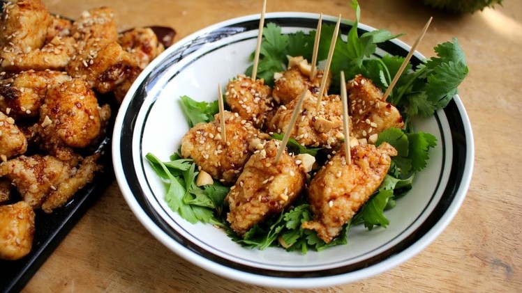 How to Make Korean Style Chicken Nuggets - Sweet & Spicy Recipe