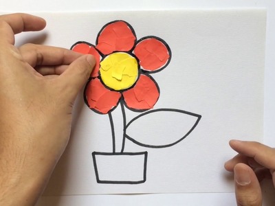 LEARN HOW TO DO COLLAGE FLOWER VISUAL ART ATTACK MUST WATCH