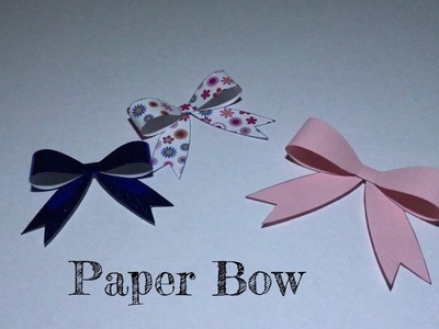 Little Box DiY - Paper Bow 紙蝴蝶結