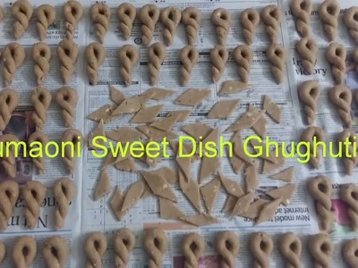 Makar sankranti How to make Ghughuti (घुघुति) Sweet Uttrayan Kumaoni Festival - Uttarakhand