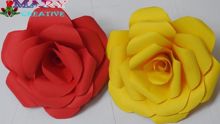 Mary Creative – Origami #7 |How to make rose tutorials | easy origami roses paper flower making
