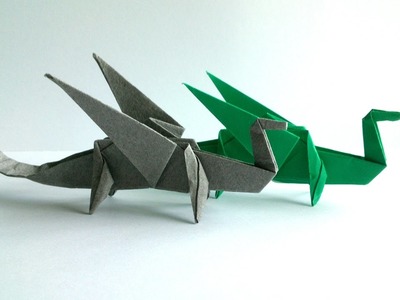 Origami Dragon Tutorial - Paper Dragon Instructions