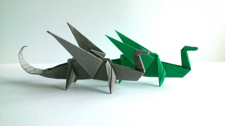 Origami Dragon Tutorial - Paper Dragon Instructions
