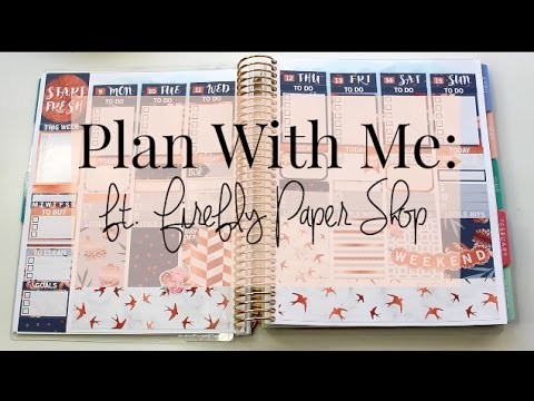 Plan With Me!. Vertical. Ft. Firefly Paper Shop