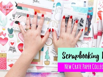 Scrappy Haul ~ Paper Issues Lost Haul Vid! ~ Crate Paper, Christmas Scrapbooking + + + INKIE QUILL