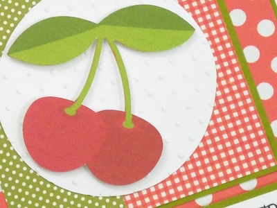 "YOU'RE CHERRY SWEET!" THANK YOU CARD ~ PAPER PLAY SKETCH #30