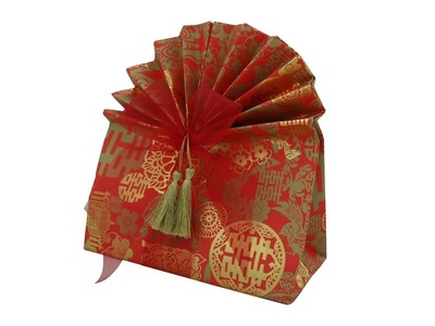 Creative Gift Wrapping with Oriental Design Wrapping Paper