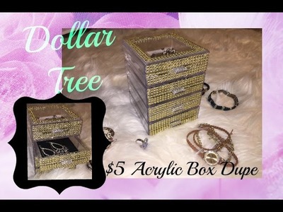 DIY Acrylic Box Dupe $5!!!!!