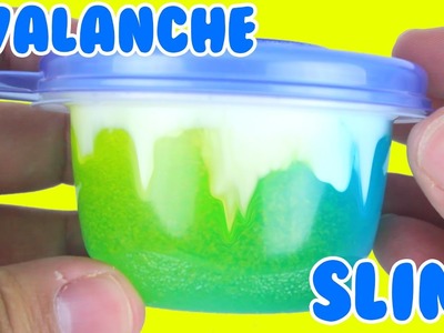 DIY | Avalanche Slime - HOW TO MAKE SLIME!!! + Slime Poking ASMR!!!