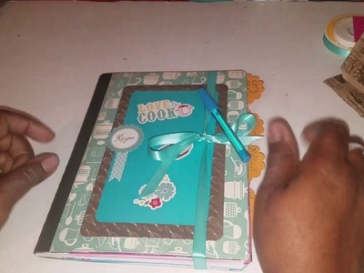 DIY - Composition Notebook into a Recipe Book